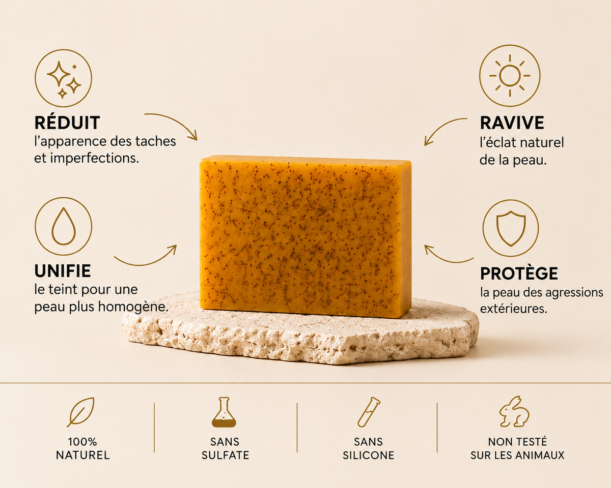 Savon au curcuma